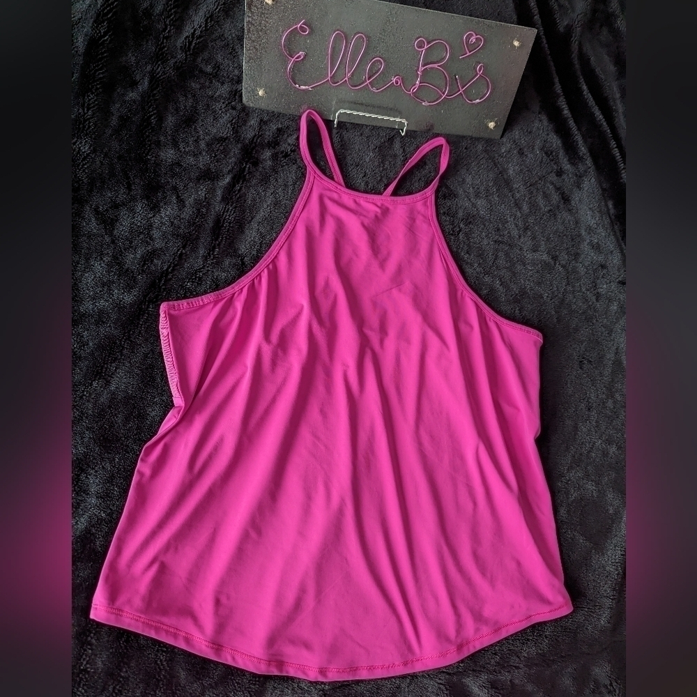 NWOT All In Motion Vibrant Pink Sprint Free Tank M